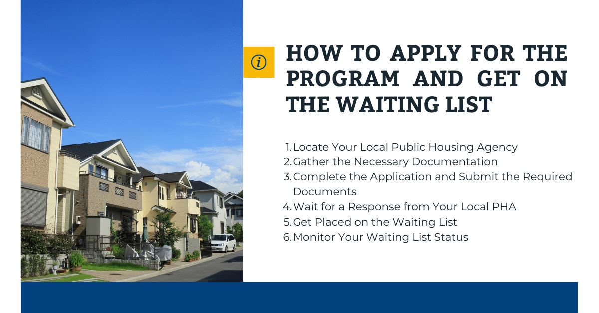 How to Apply for the Program and Get on the Waiting List