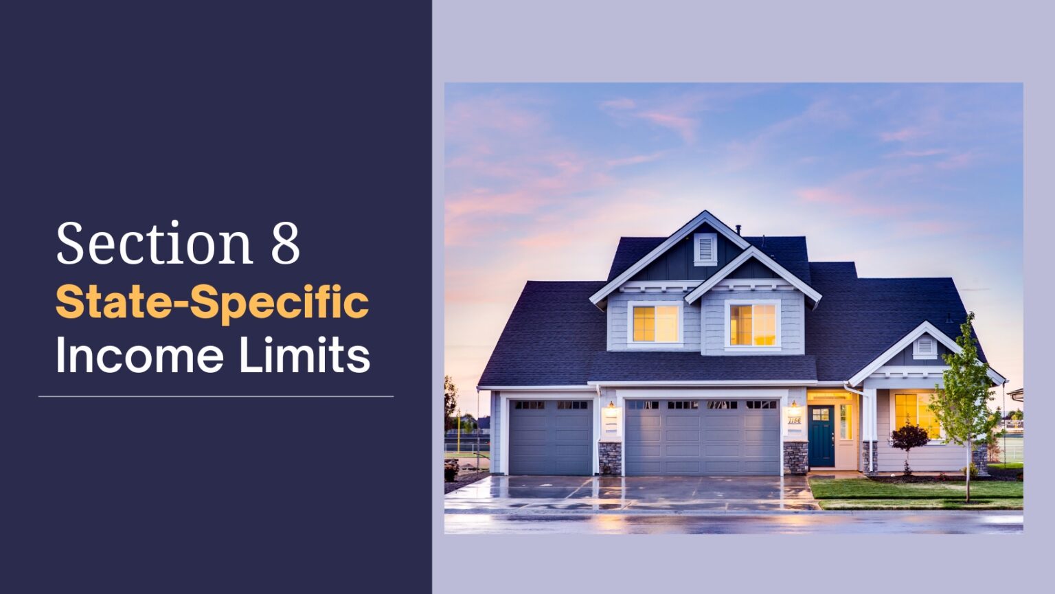 Section 8 StateSpecific Limits Section 8 Solutions