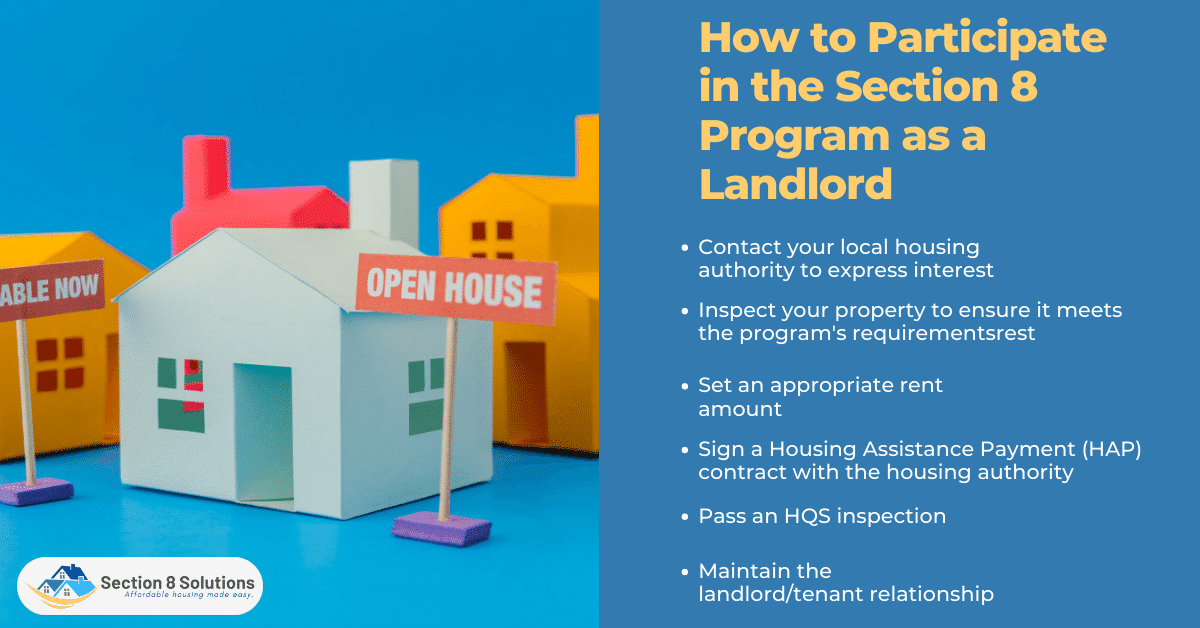 How to Participate in the Section 8 Program as a Landlord