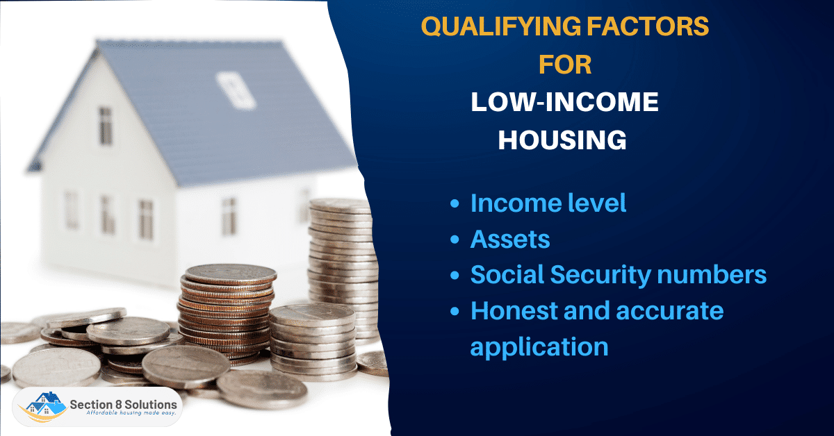 Qualifying Factors for Low-Income Housing