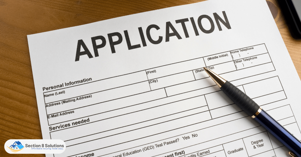 Application Process for Section 8 Housing Assistance