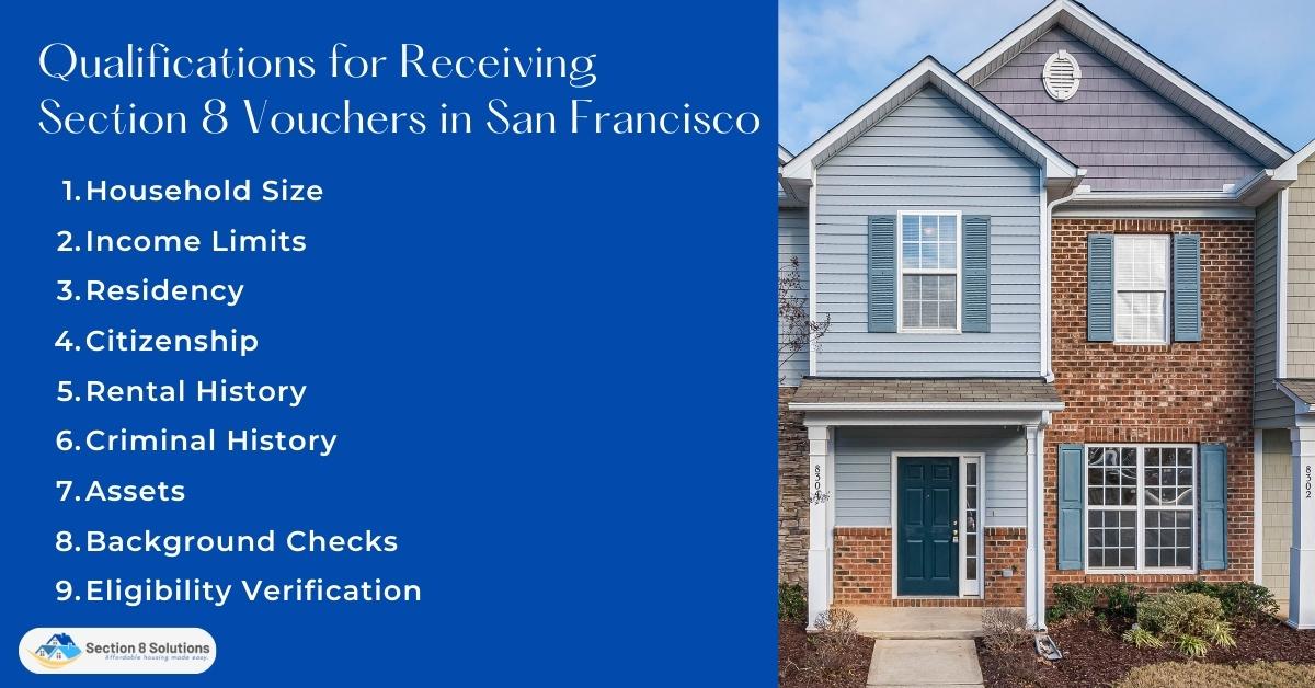 Qualifications for Receiving Section 8 Vouchers in San Francisco