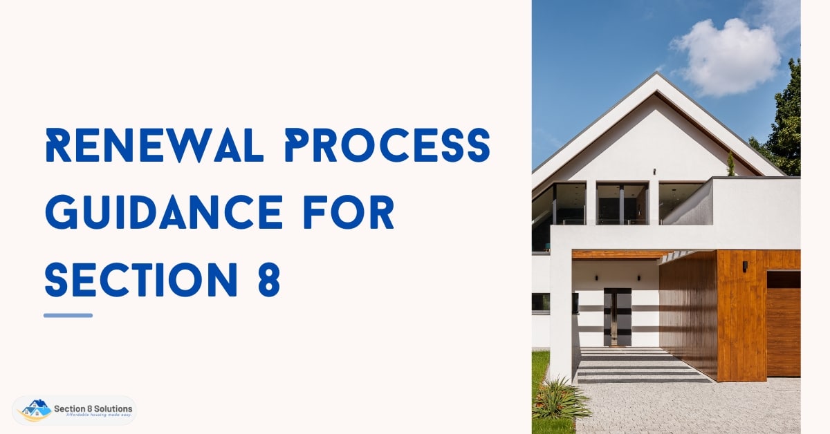 Renewal Process Guidance for Section 8