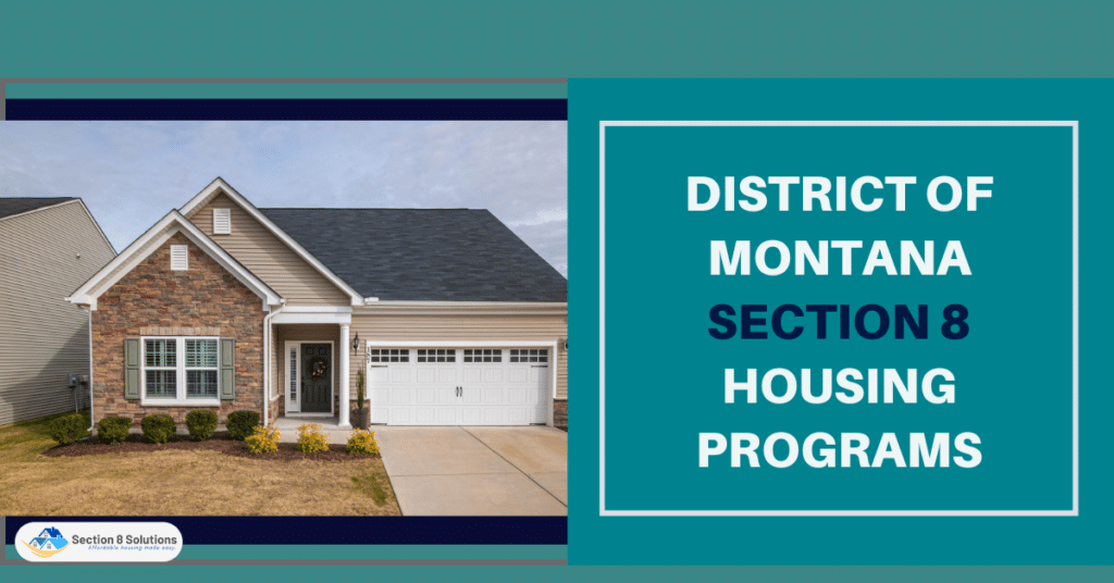 District of Montana Section 8 Housing Programs Section 8 Solutions